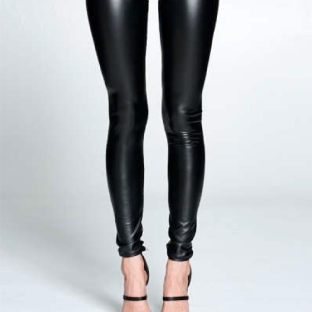 Liquid Leather Leggings